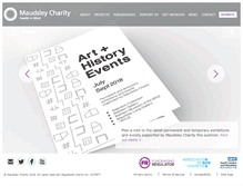 Tablet Screenshot of maudsleycharity.org